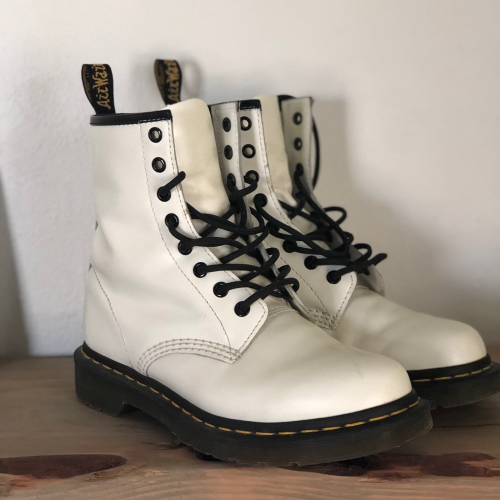 White 1460 Doc Martens